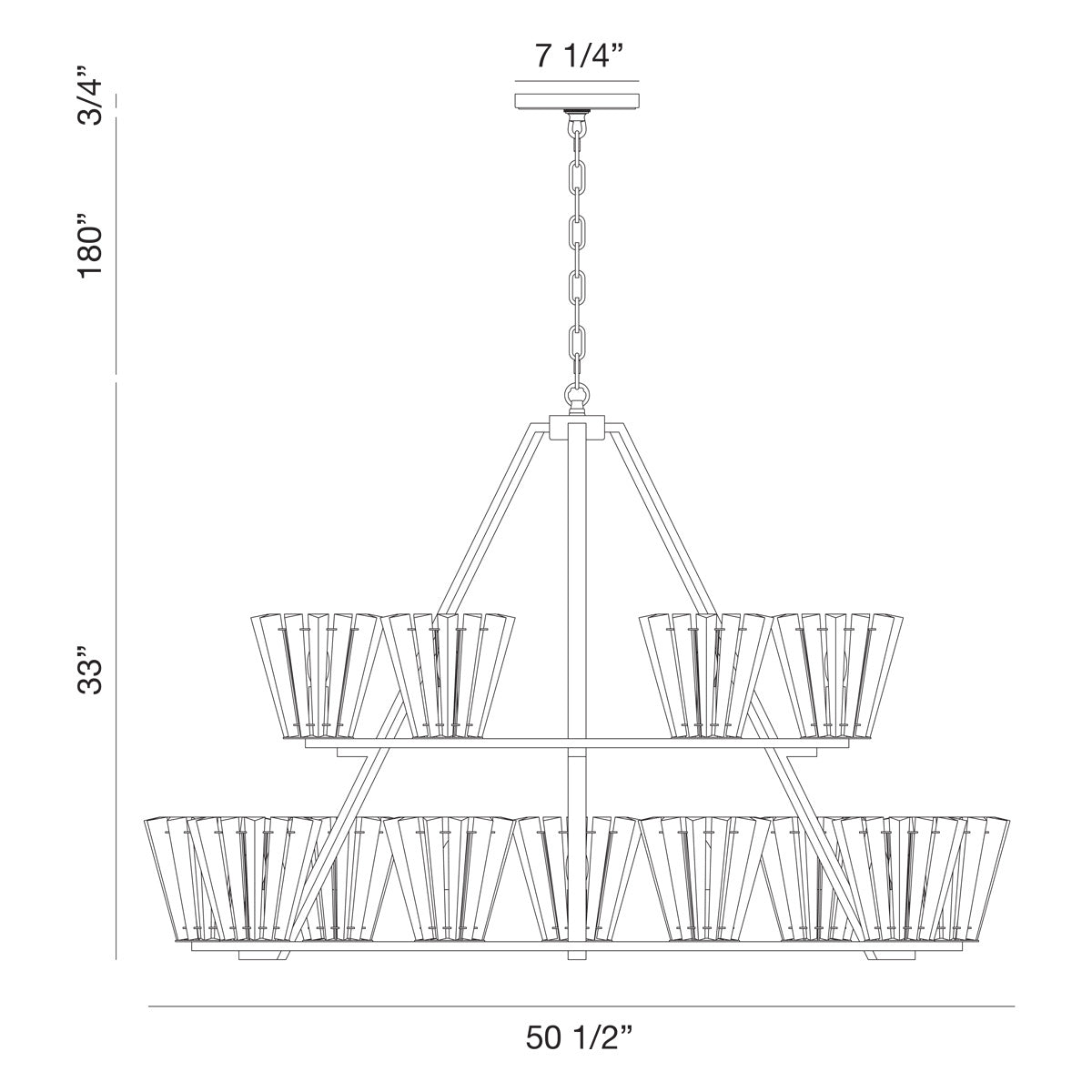 Ricca 15 Light Chandelier