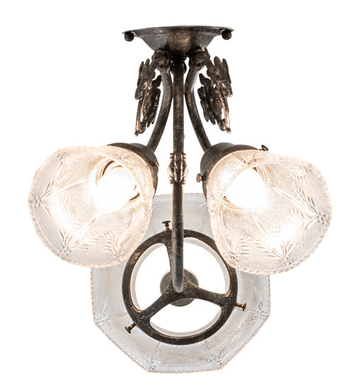 Three Light Wall Sconce