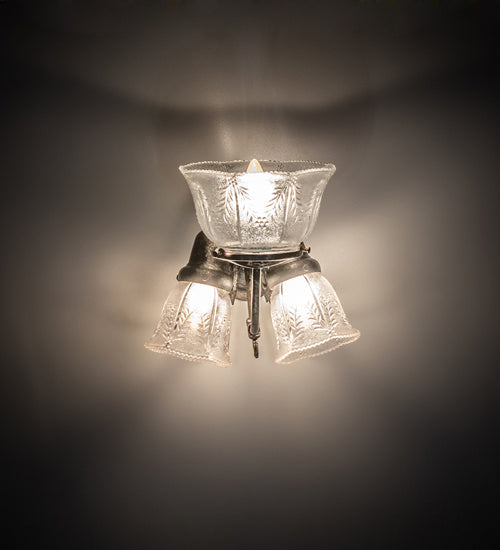 Three Light Wall Sconce