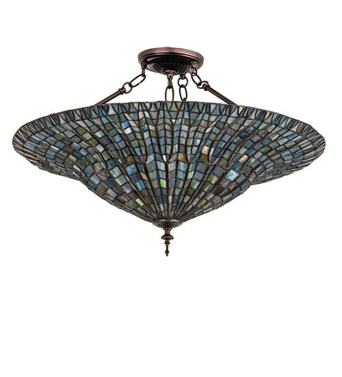Three Light Semi-Flushmount