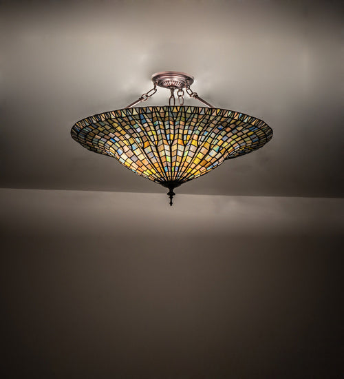 Three Light Semi-Flushmount