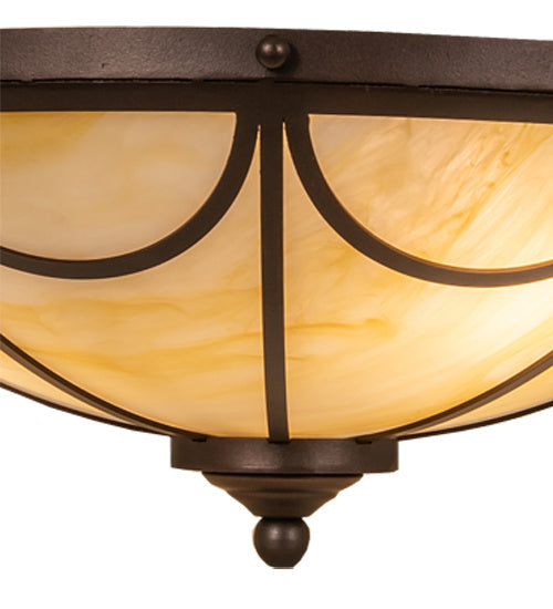 Three Light Flushmount