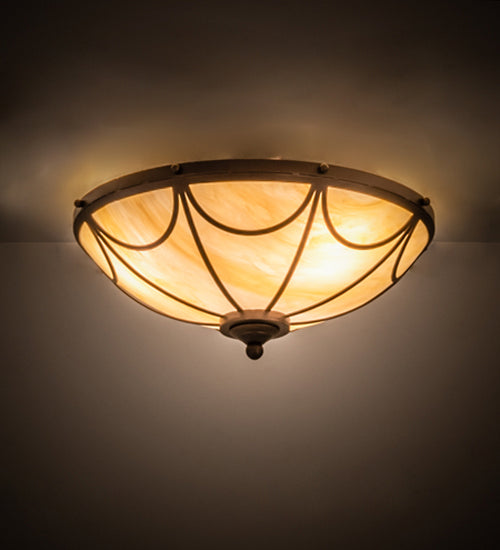 Three Light Flushmount