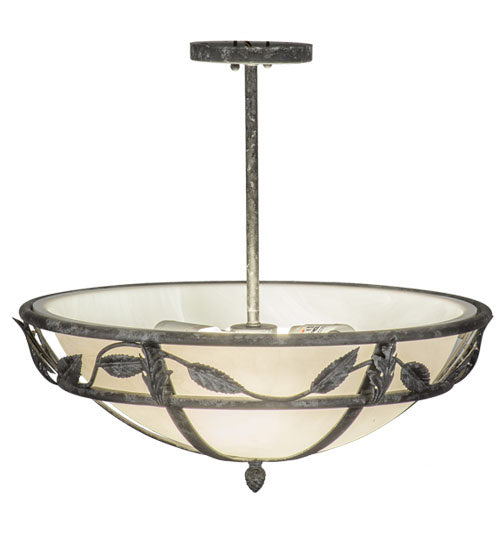 Two Light Semi-Flushmount