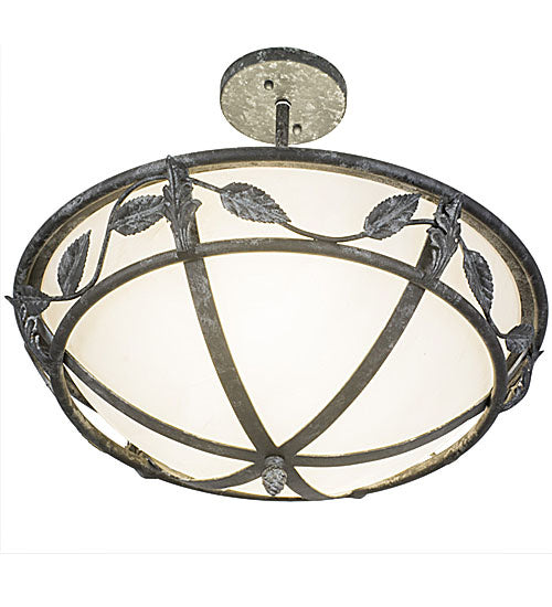 Two Light Semi-Flushmount