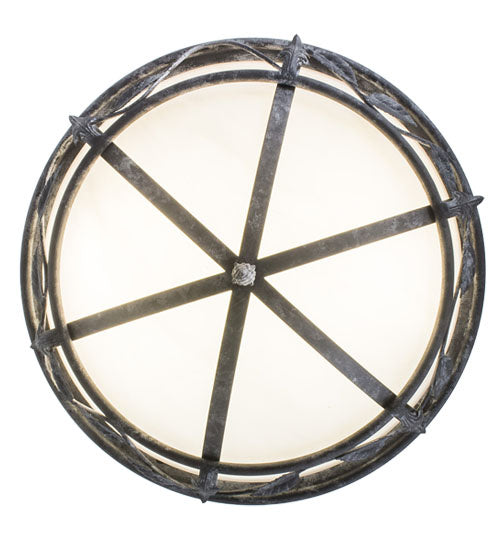 Two Light Semi-Flushmount