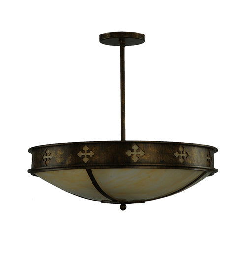 Three Light Semi-Flushmount