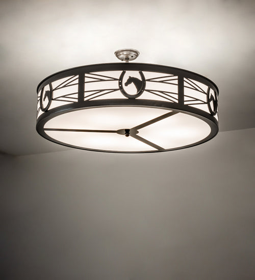 Six Light Semi-Flushmount