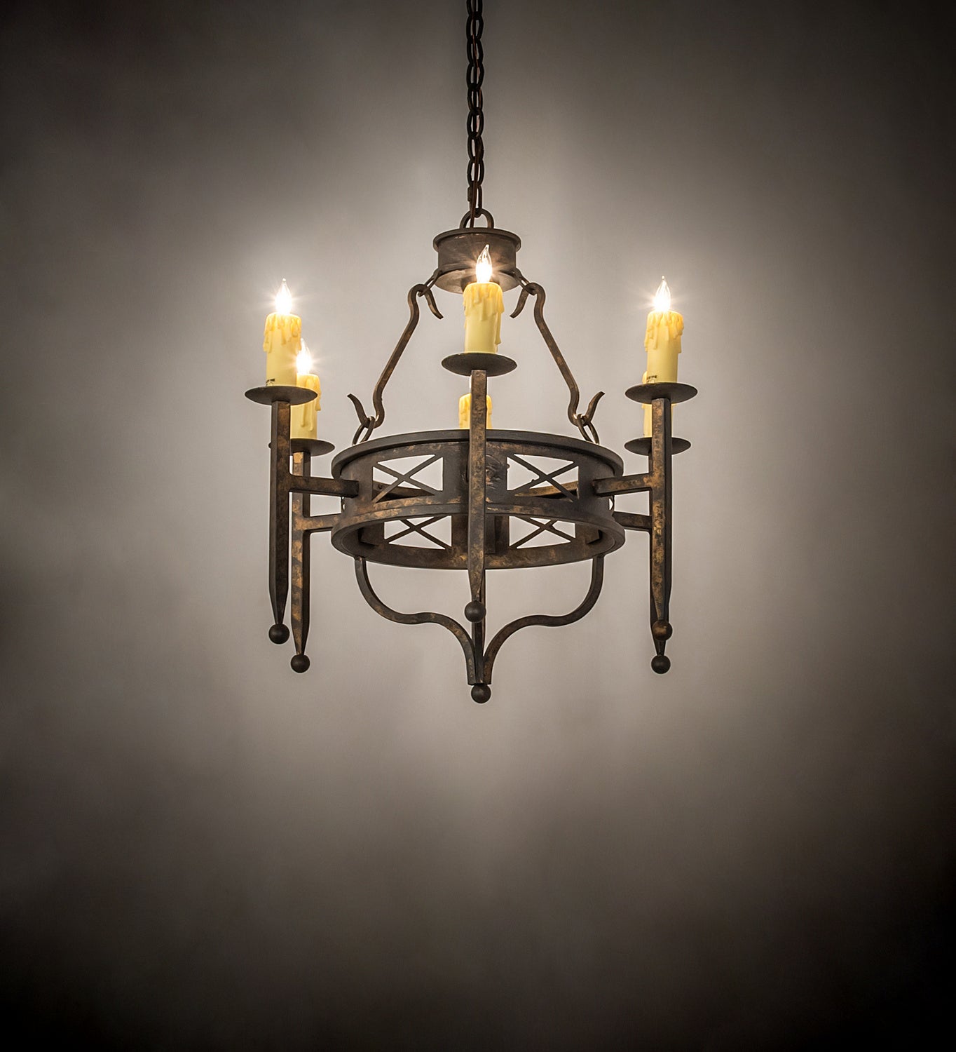 Six Light Chandelier