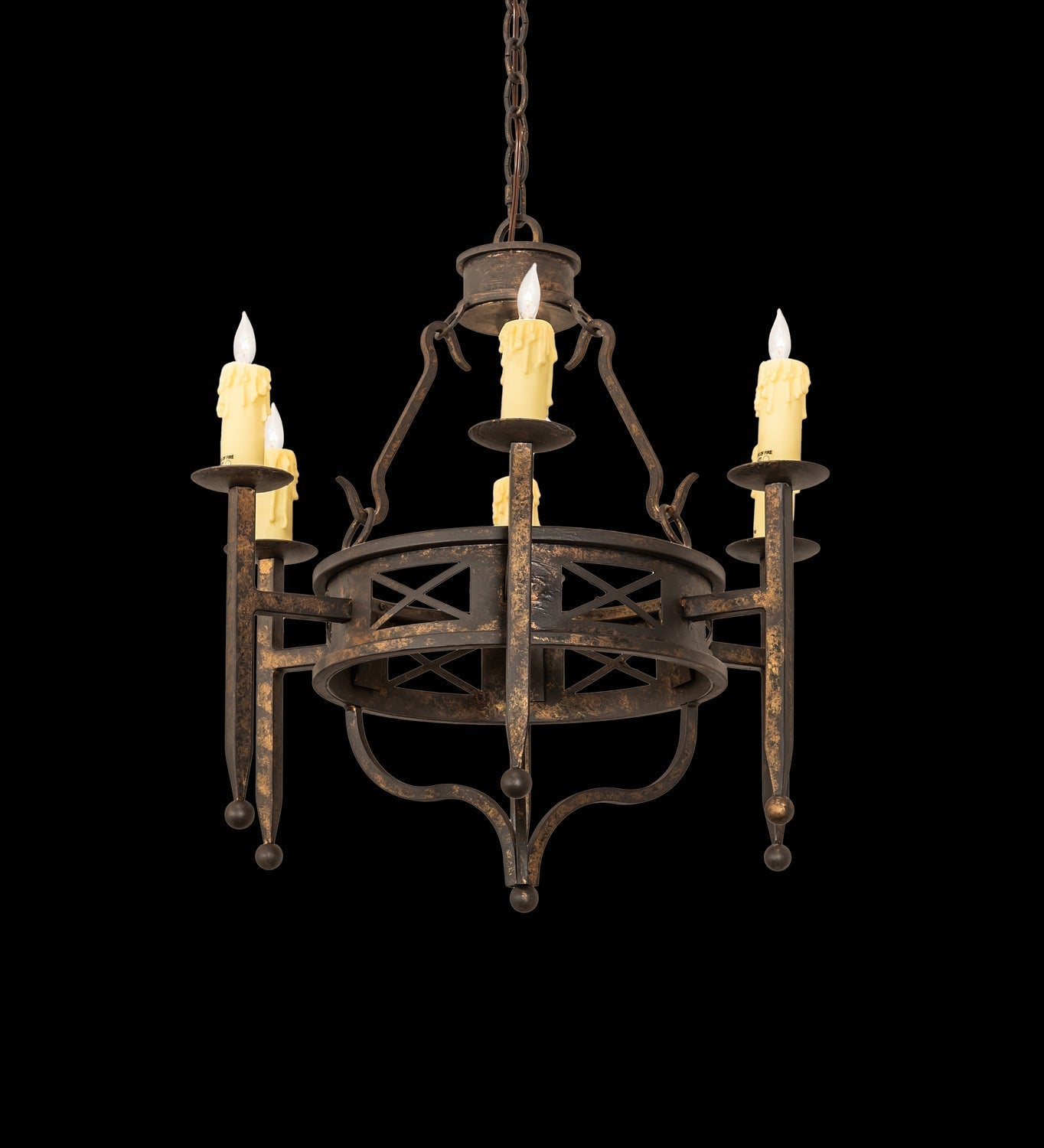 Six Light Chandelier