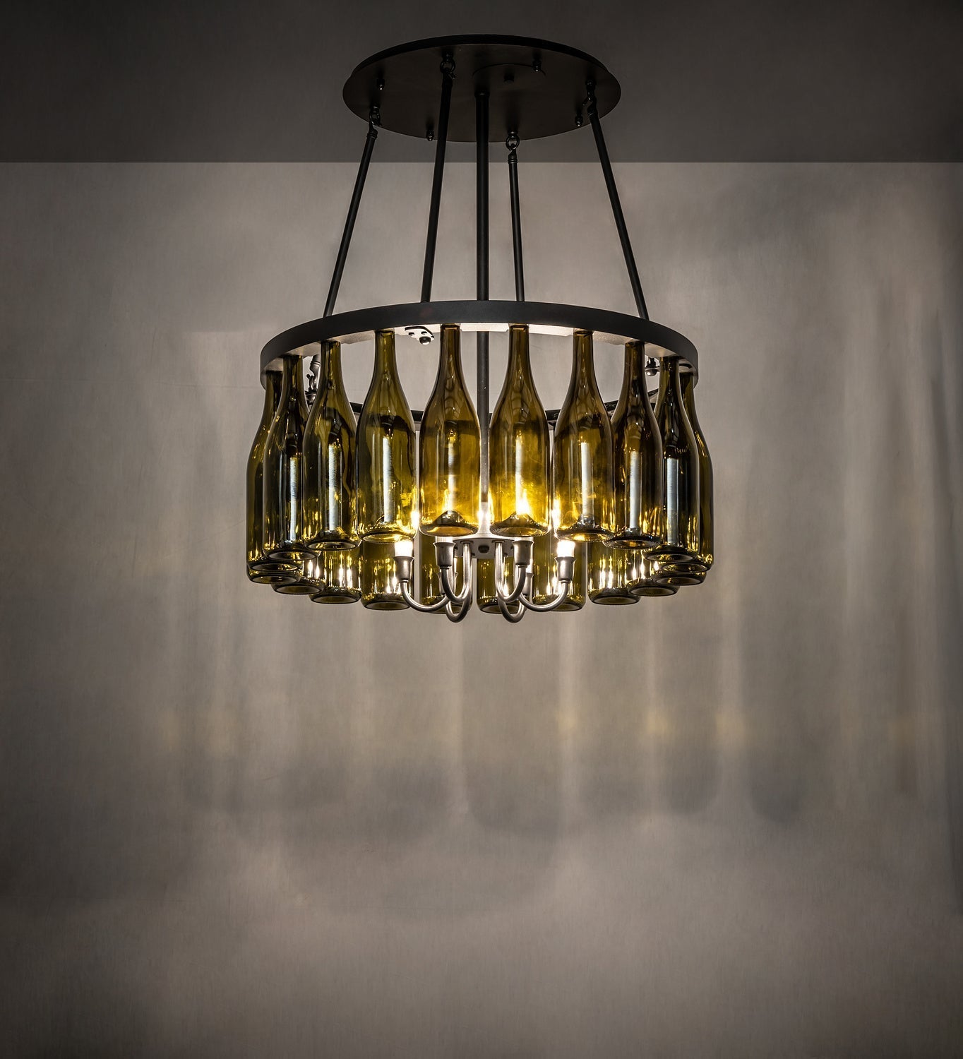 Six Light Semi-Flushmount
