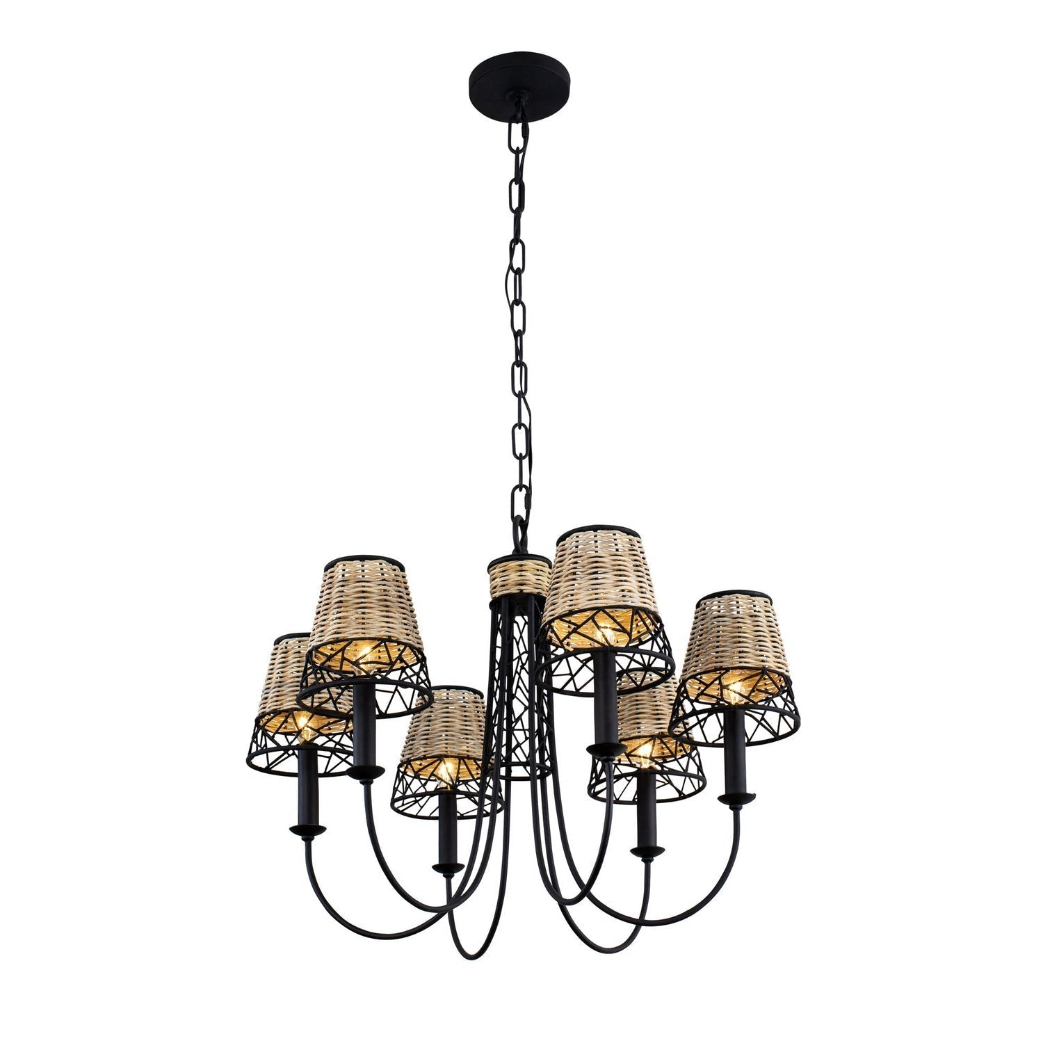 Six Light Chandelier