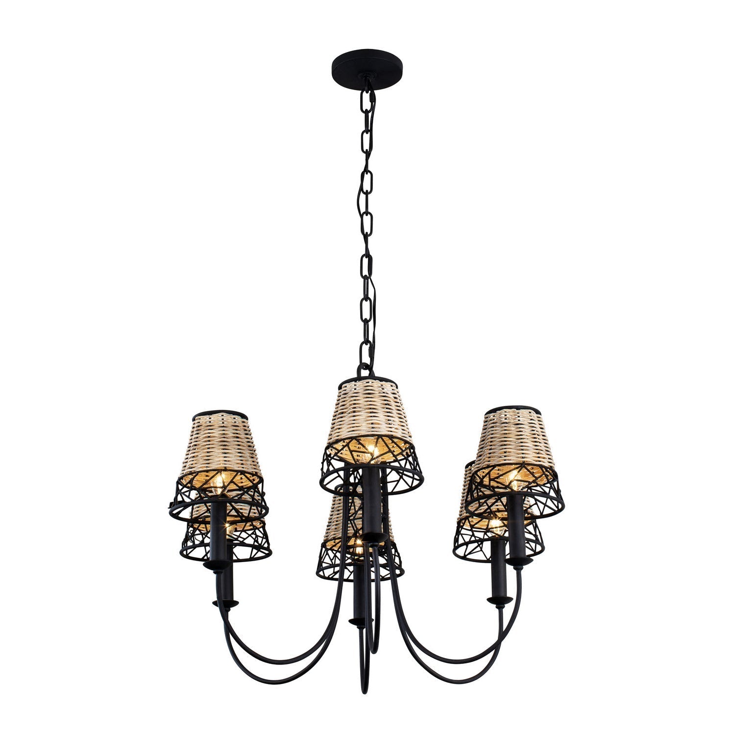 Six Light Chandelier