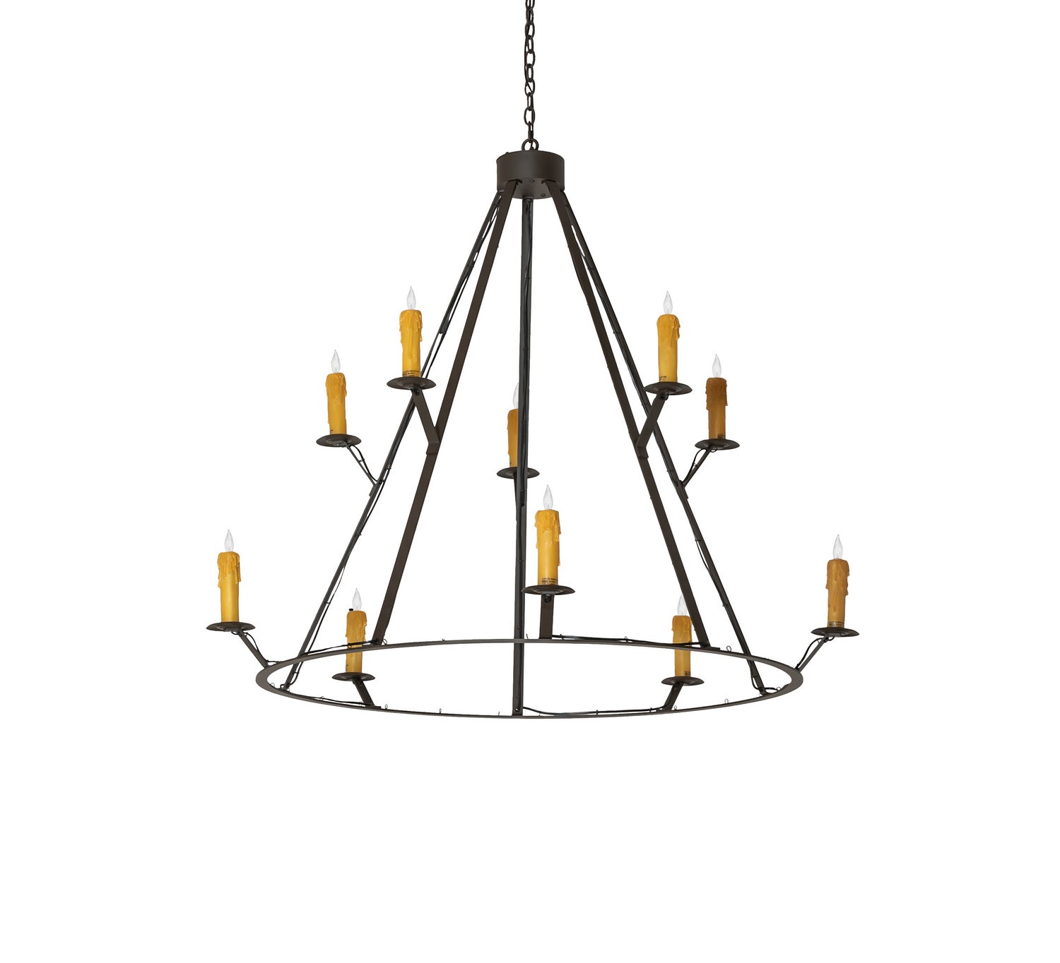 Ten Light Chandelier