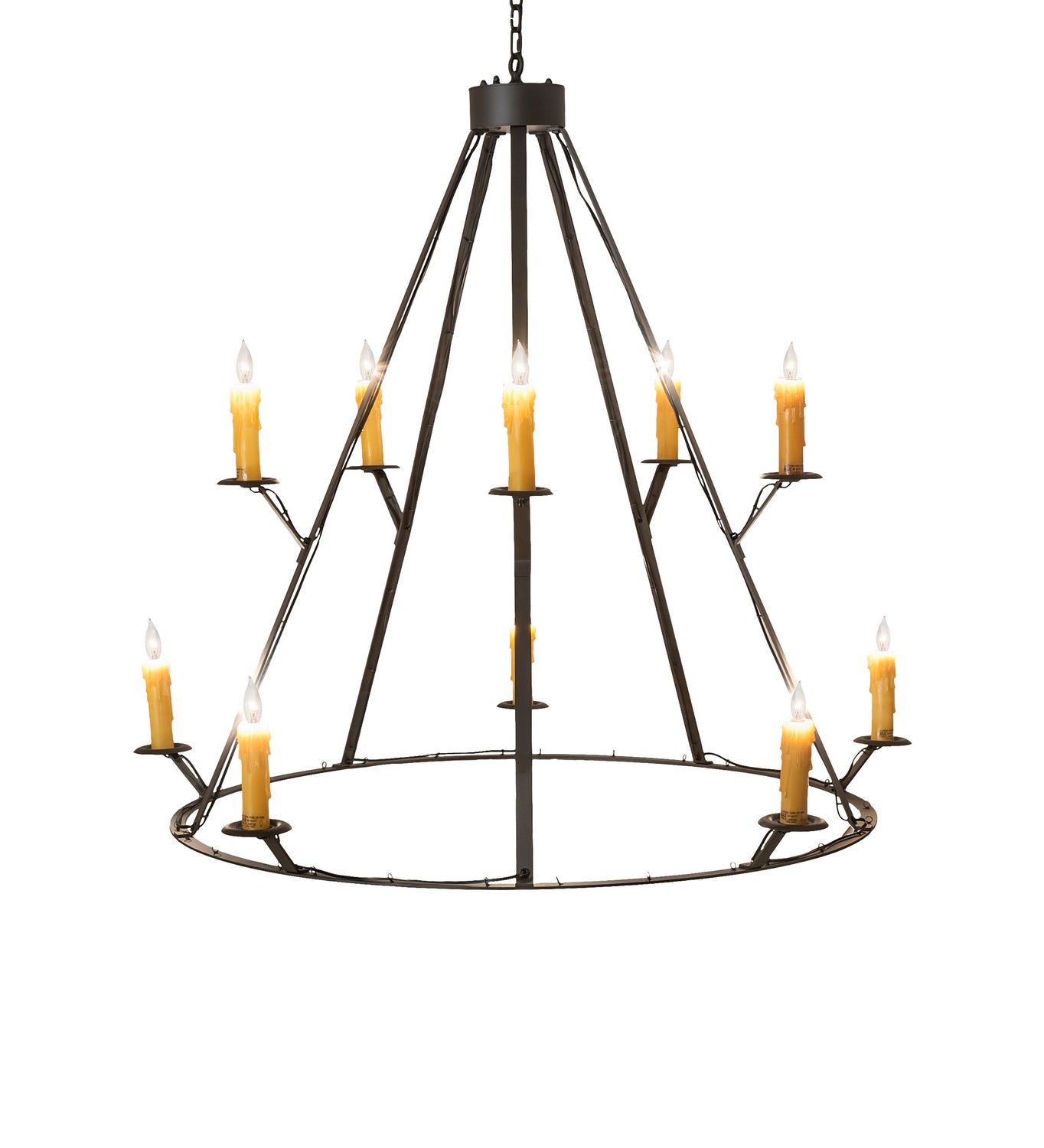 Ten Light Chandelier