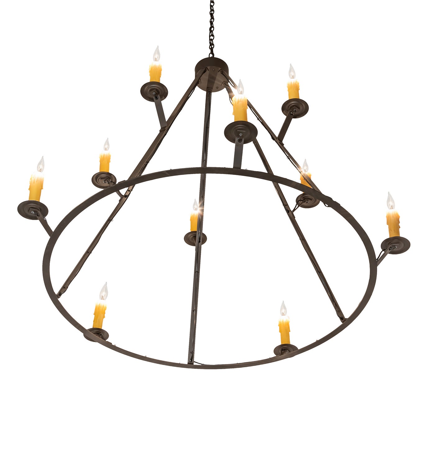 Ten Light Chandelier