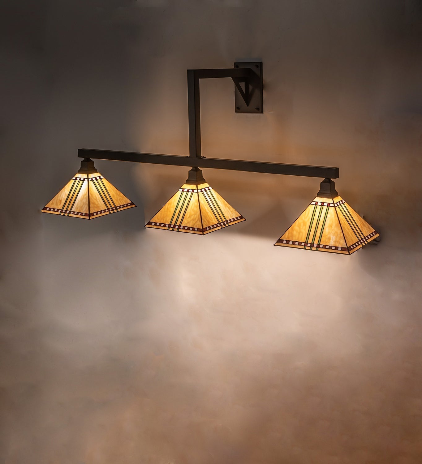Three Light Wall Sconce