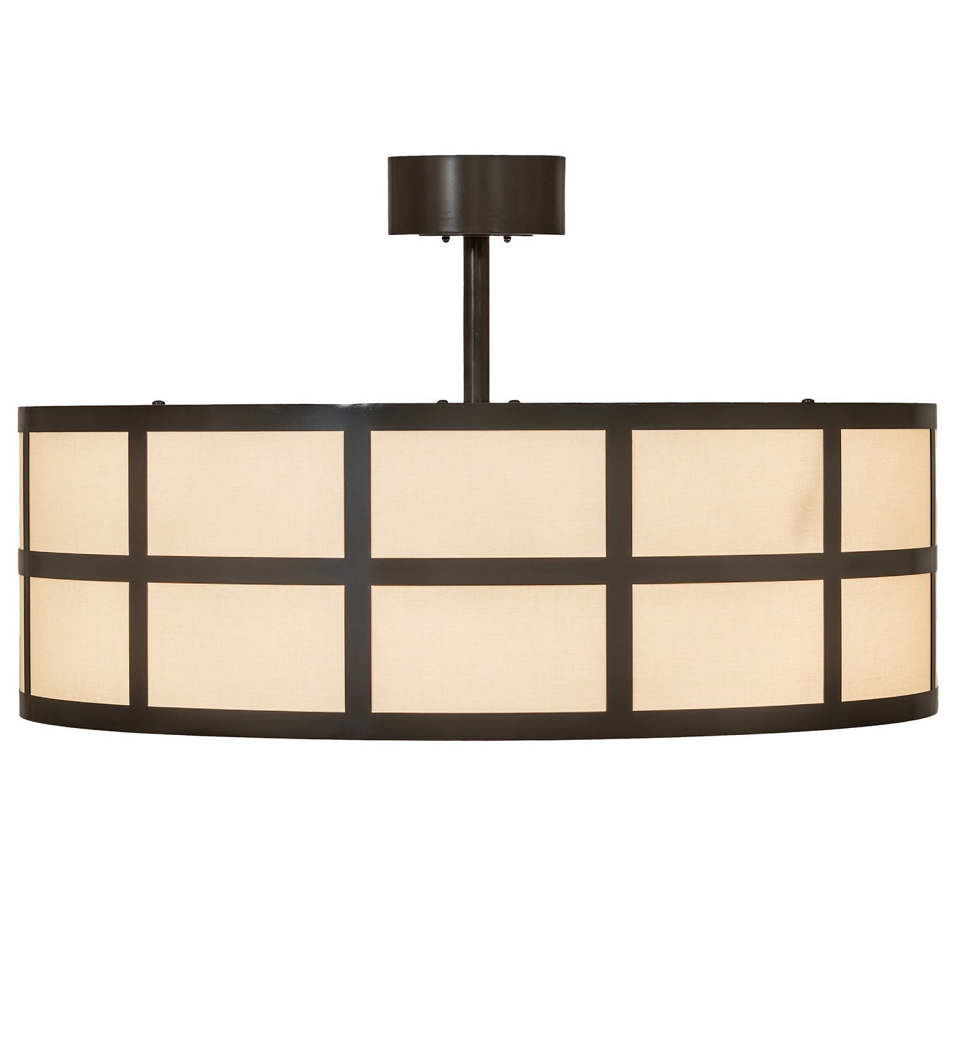 Six Light Semi-Flushmount