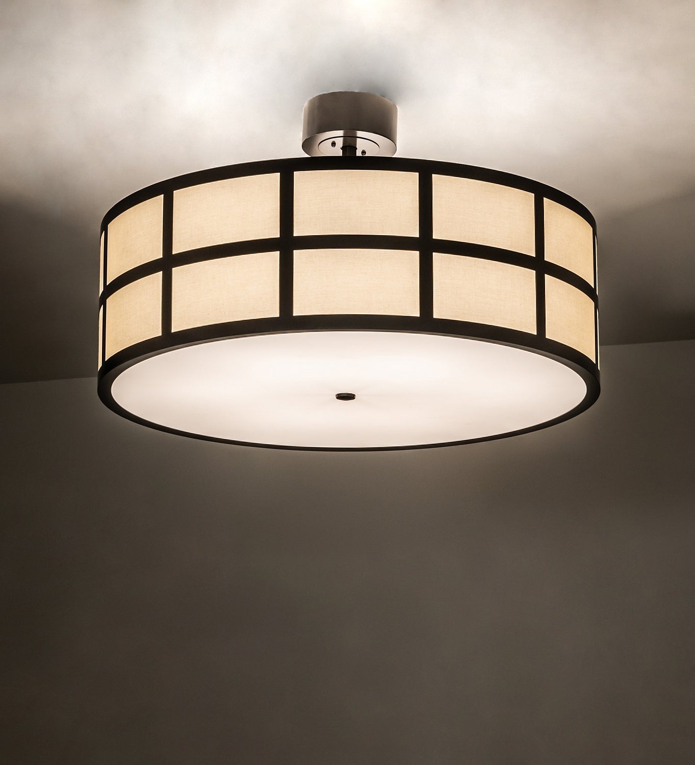 Six Light Semi-Flushmount