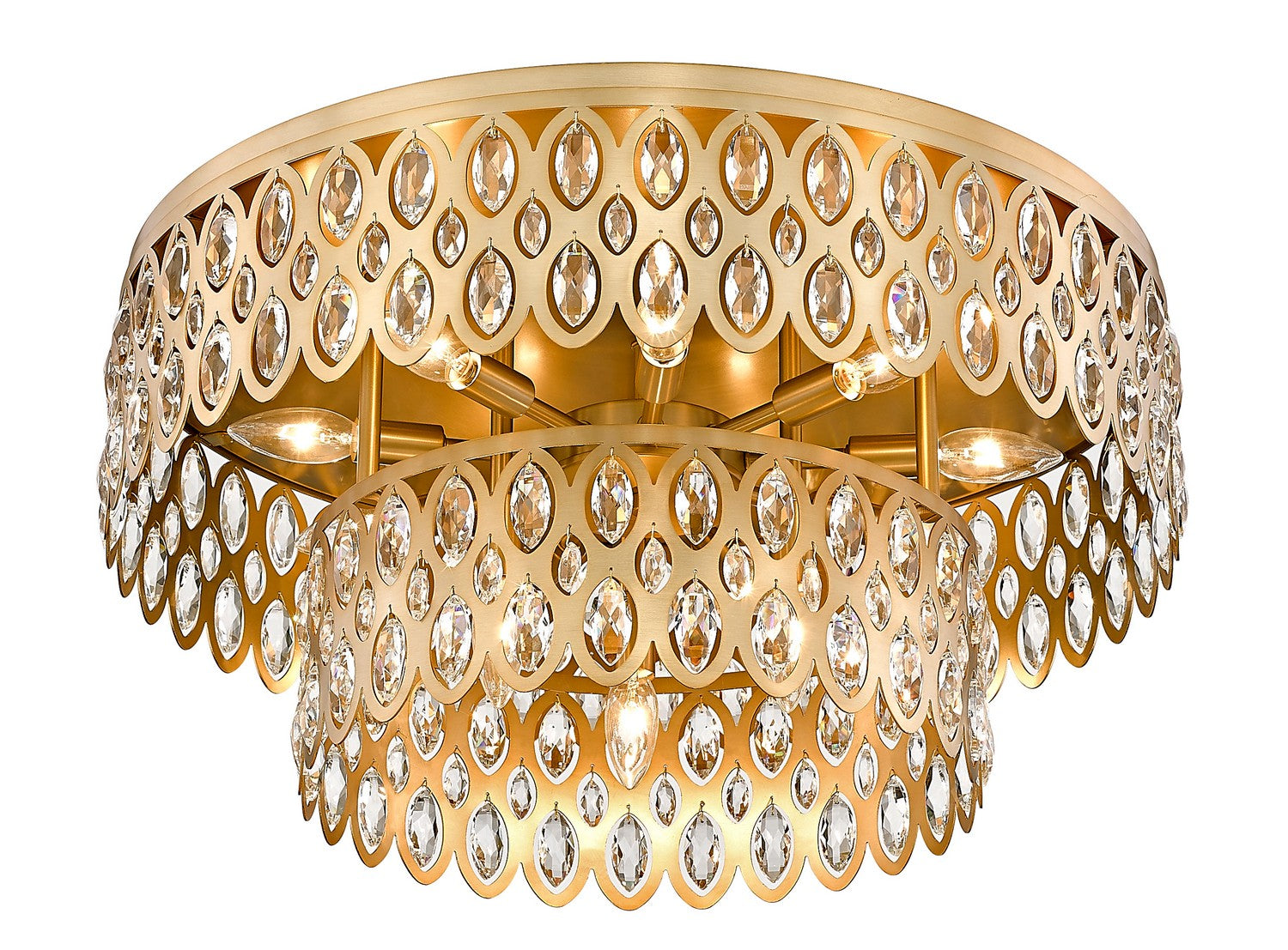 Dealey 12 Light Flush Mount