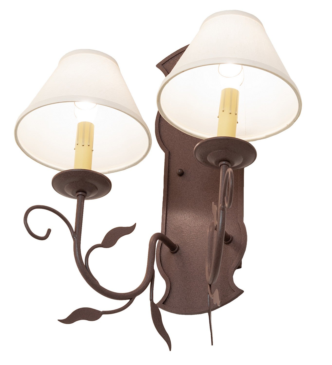 Two Light Wall Sconce