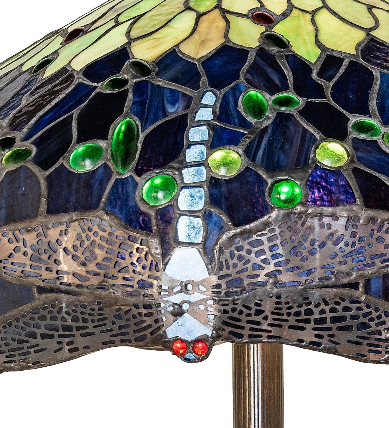 Tiffany Hanginghead Dragonfly Three Light Floor Lamp