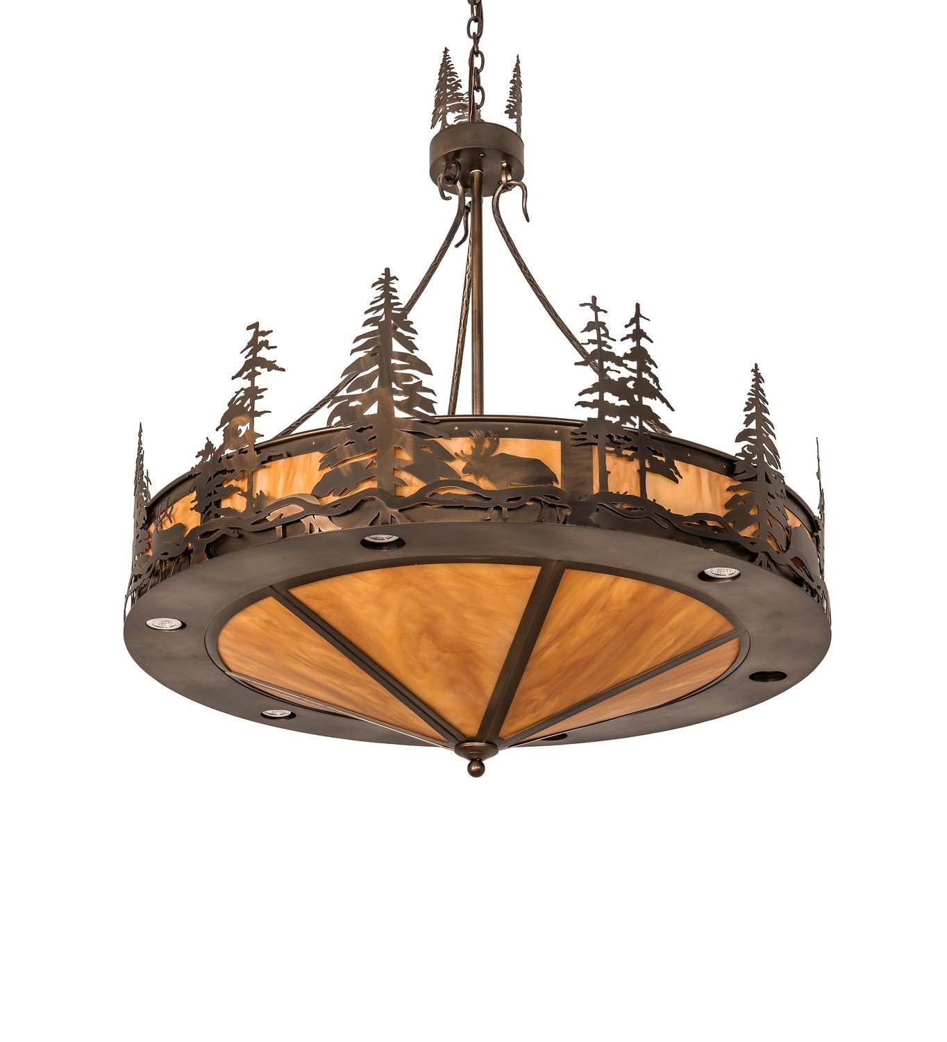 Wildlife At Dusk 12 Light Pendant