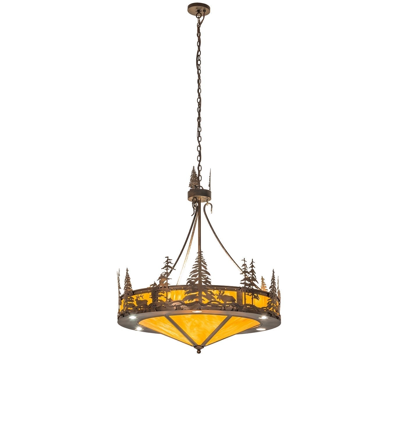 Wildlife At Dusk 12 Light Pendant