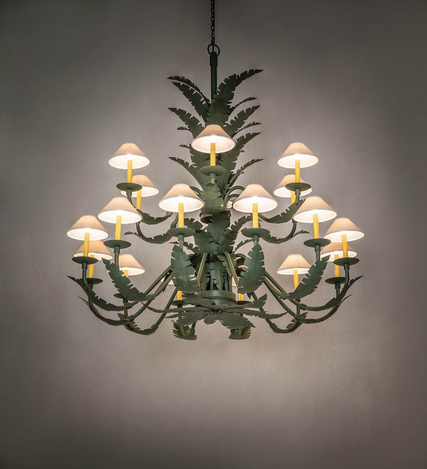 Tiki 18 Light Chandelier