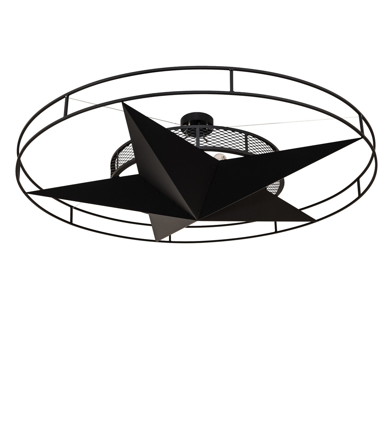 Texas Star Six Light Semi-Flushmount
