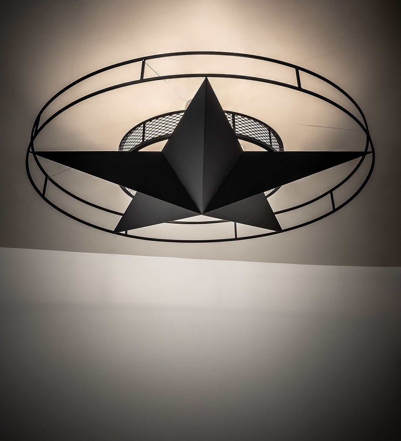 Texas Star Six Light Semi-Flushmount