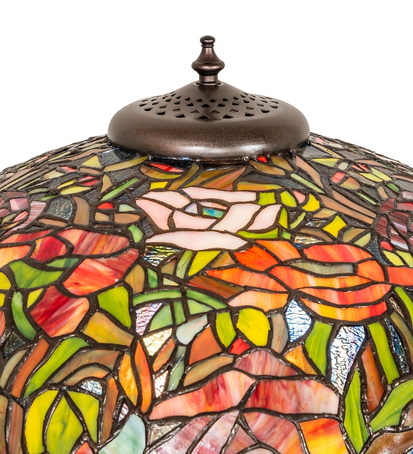 Tiffany Poppy Two Light Floor Lamp
