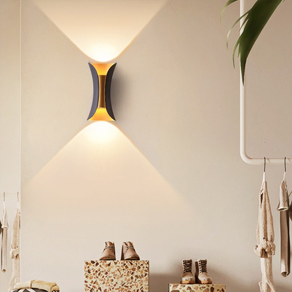 Modern Minimalist Waterproof Led Two Way Lighting Wall Light For Bedside Aisle
