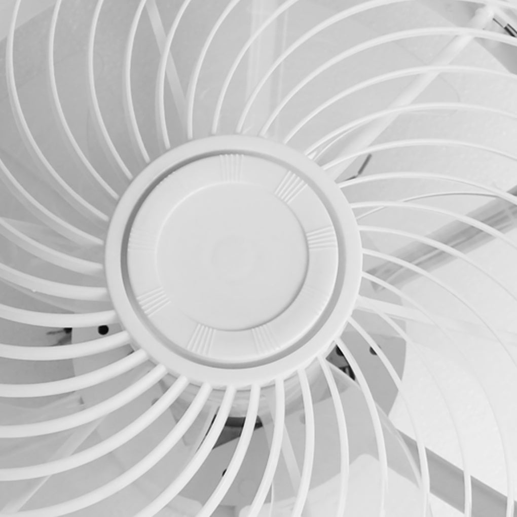 Nordic Hollow Minimalist Three-color Dimming Integrated Bladeless Ceiling Fan Lamp