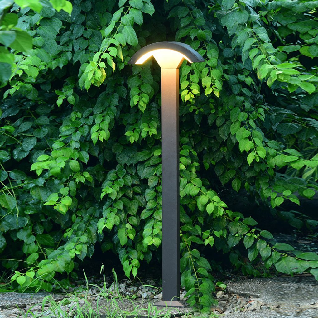 Outdoor Motion Sensor Waterproof Led Fan Shaped Lawn Lamp For Landscape Decorative Lighting