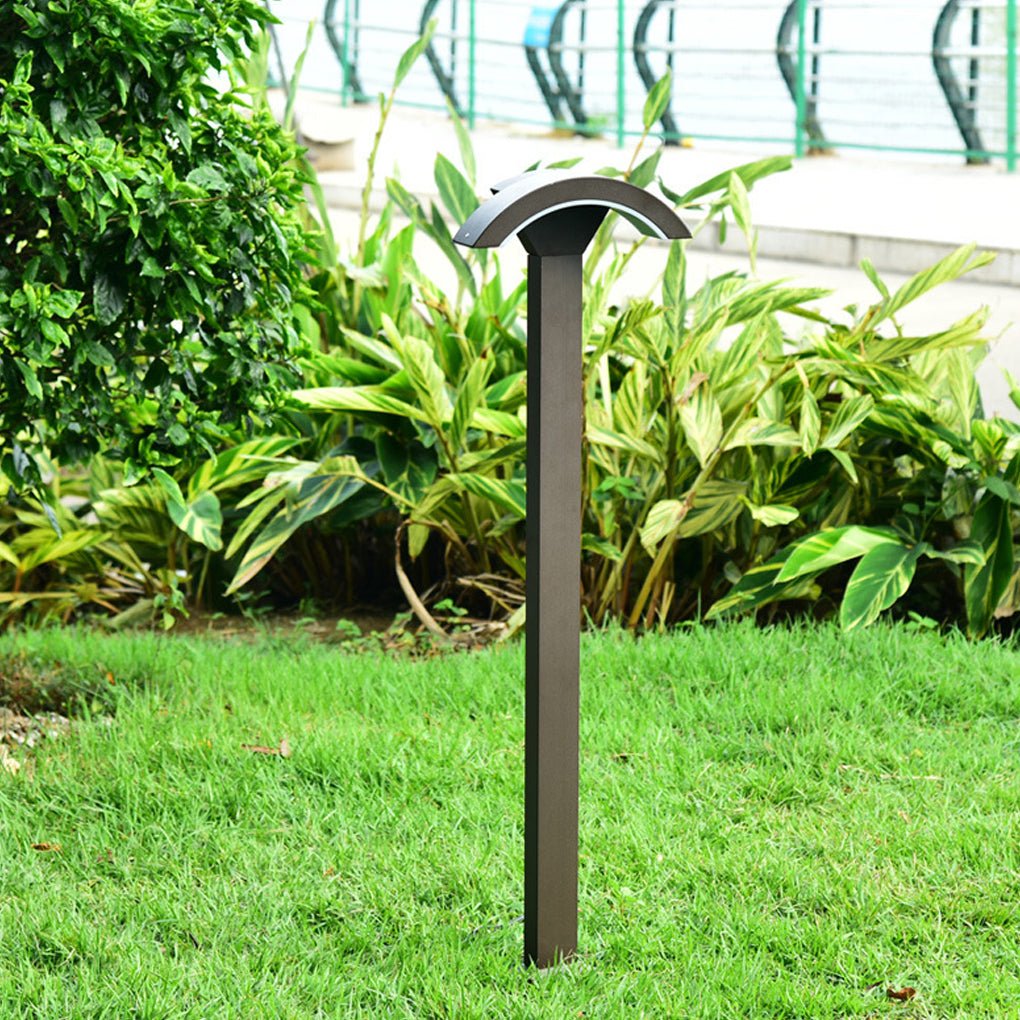 Outdoor Motion Sensor Waterproof Led Fan Shaped Lawn Lamp For Landscape Decorative Lighting