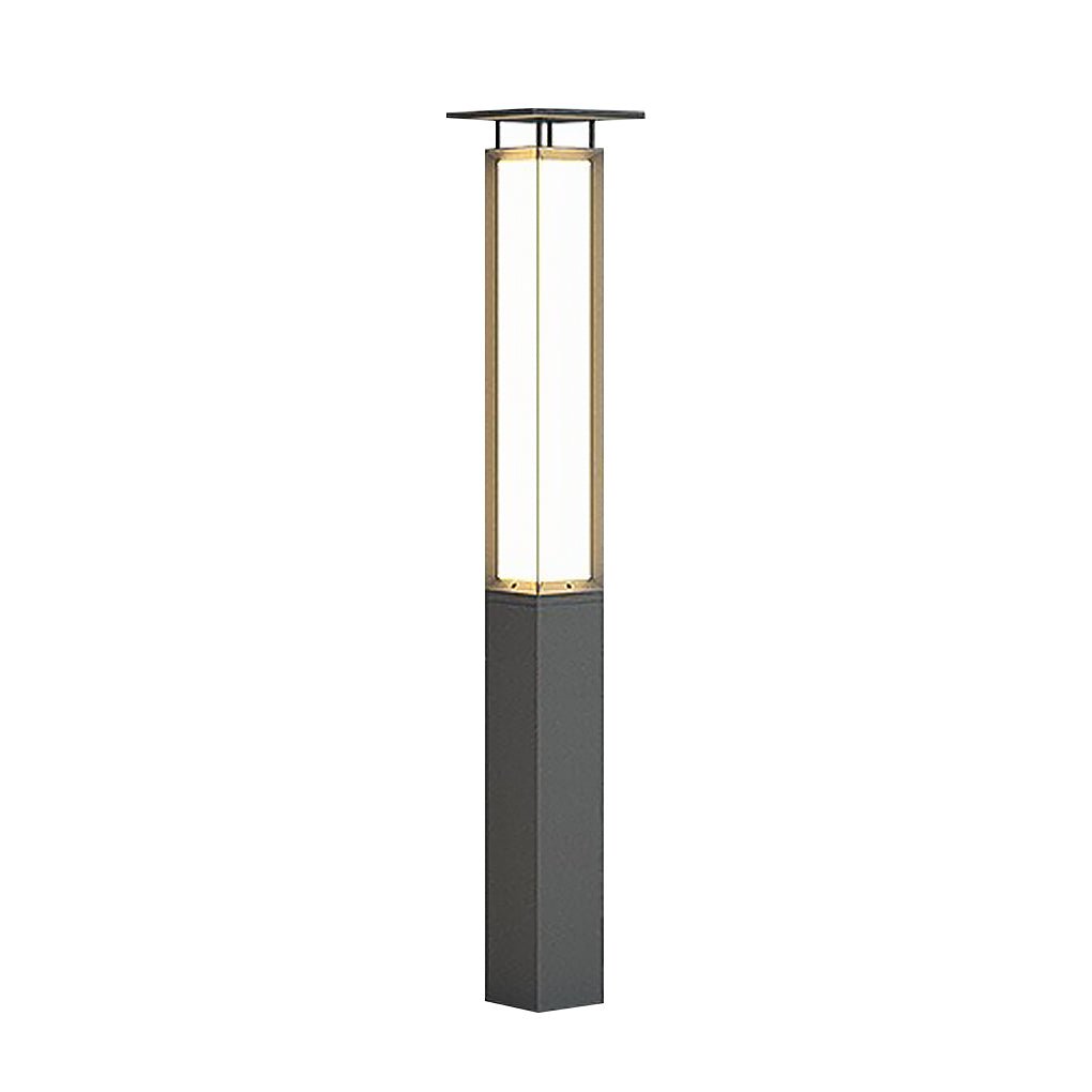 Outdoor Landscape Decorative Lighting Solar Waterproof High Pole Post Lights For Villa Courtyard