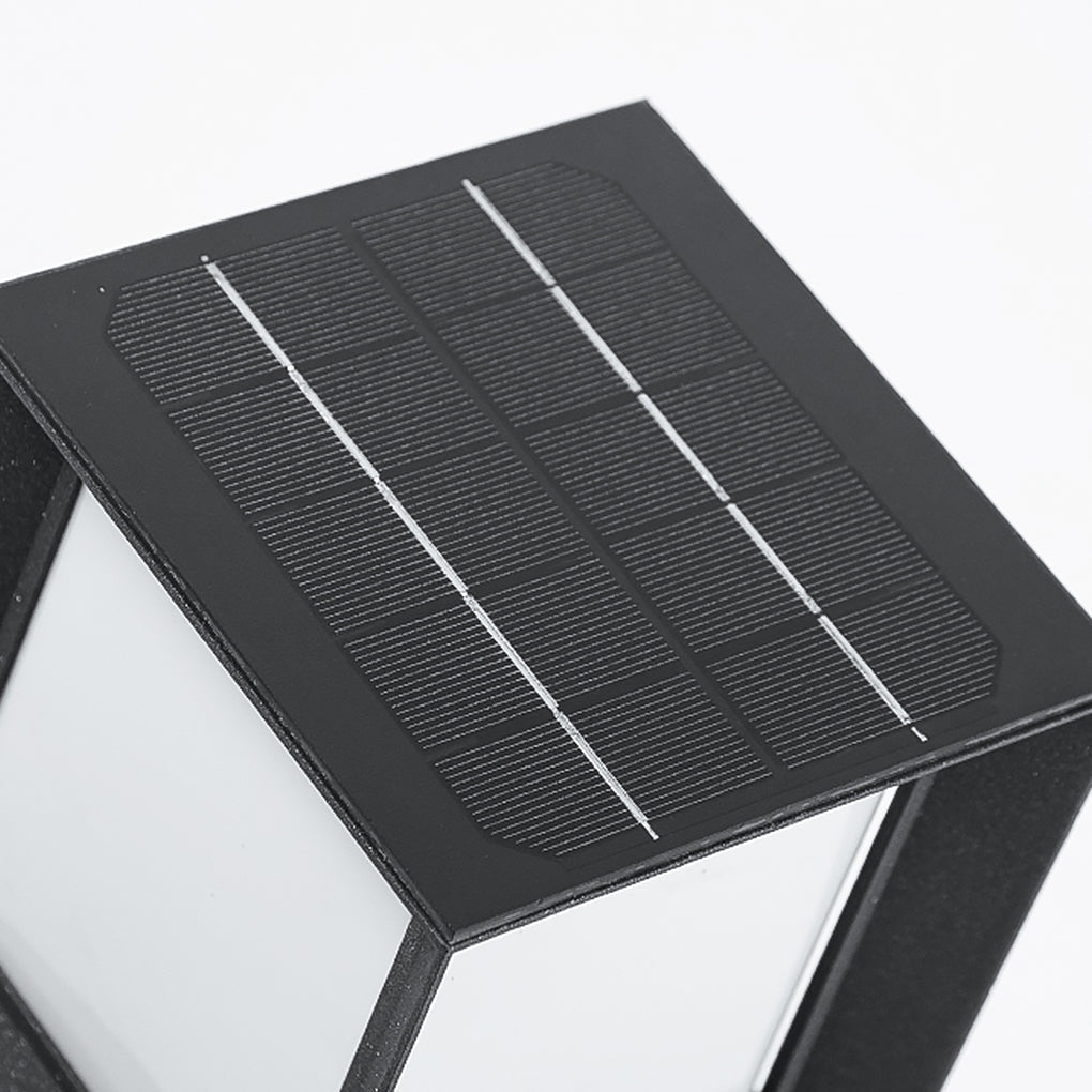 Outdoor Landscape Decorative Lighting Solar Waterproof High Pole Post Lights For Villa Courtyard