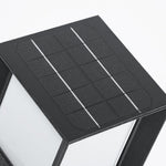 Outdoor Landscape Decorative Lighting Solar Waterproof High Pole Post Lights For Villa Courtyard