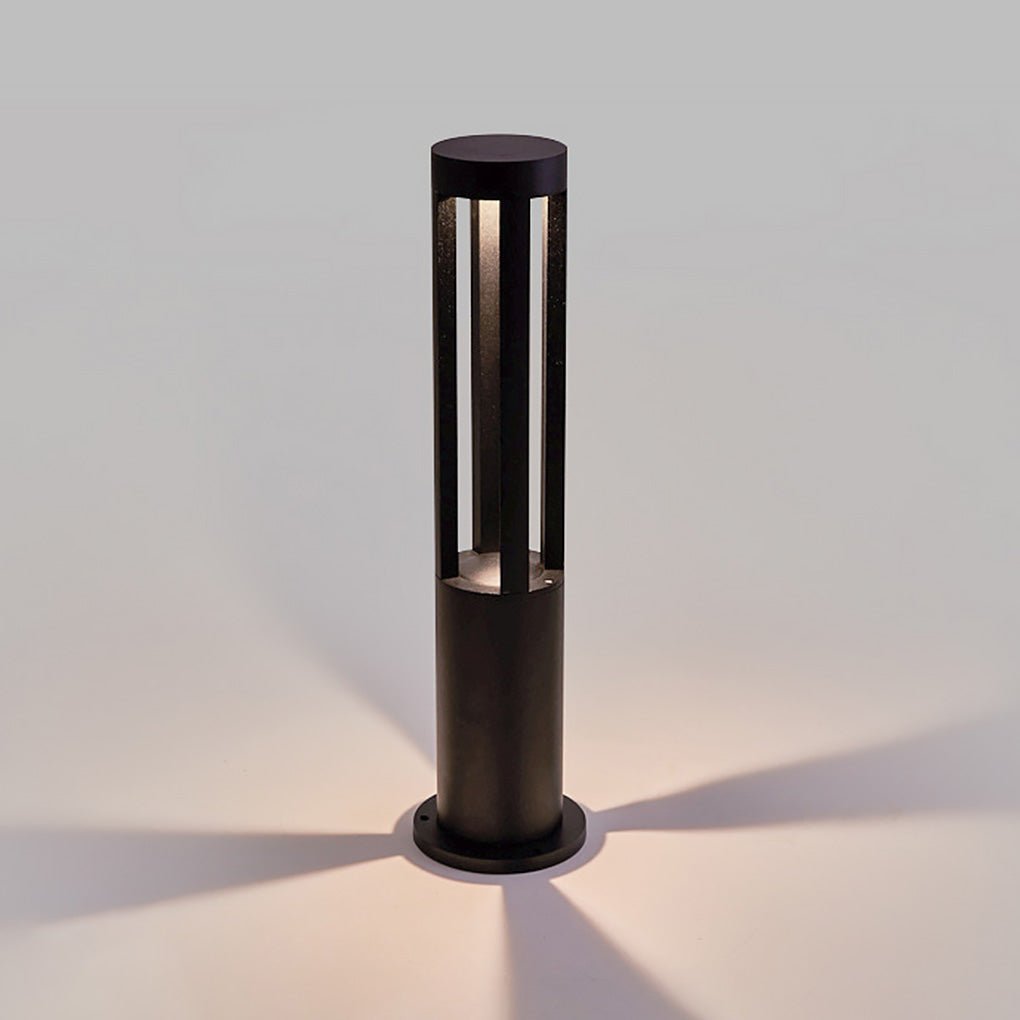 Outdoor Lawn Energy Saving Minimalist Four Column Led Waterproof Courtyard Lamp