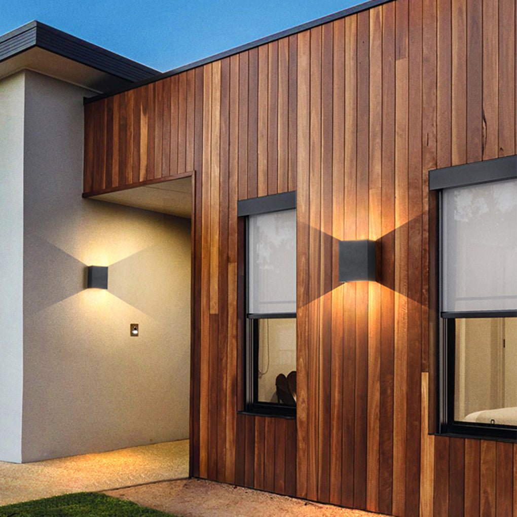 Outdoor Two Way Light Emitting Waterproof Led Wall Light For Courtyard Gate