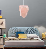 Metal Pendant Lamp with Perforated Shade
