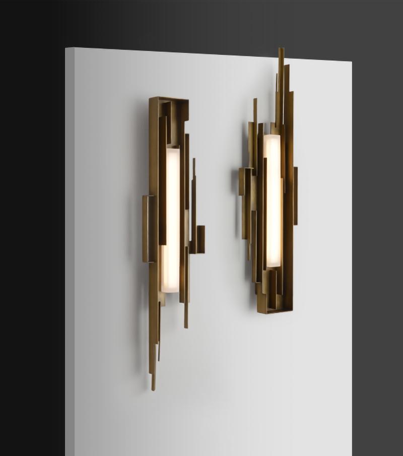 Metal Carved Wall Sconce