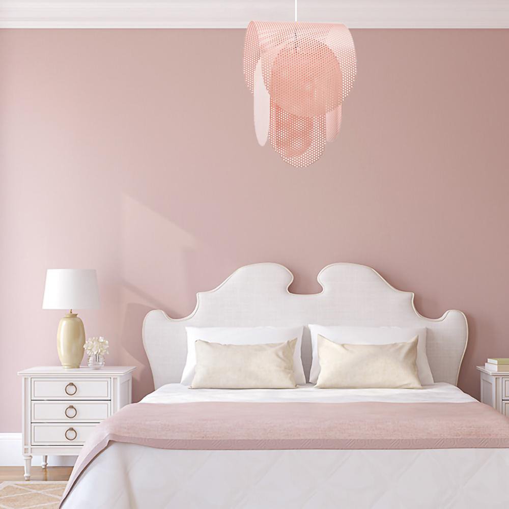Metal Pendant Lamp with Perforated Shade