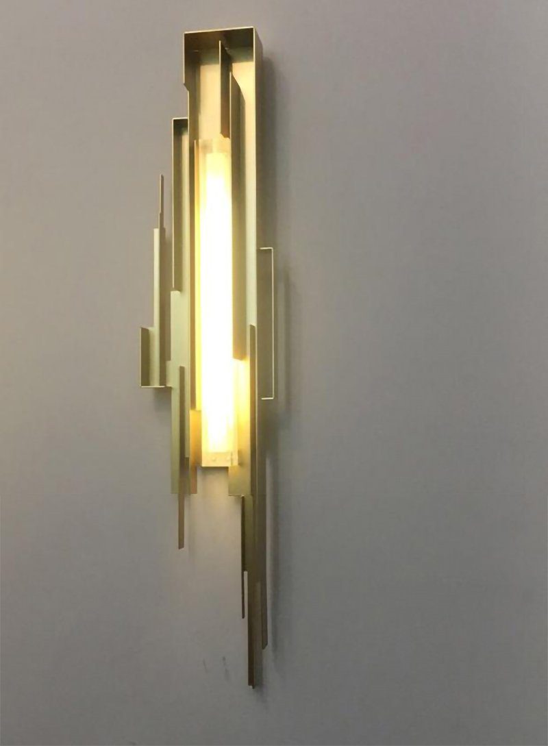 Metal Carved Wall Sconce