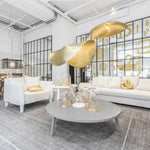 Hammered Brass Hanging Pendant Light