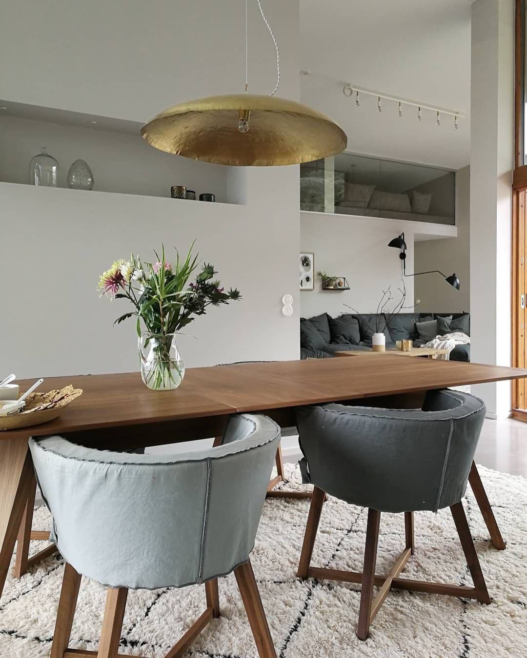 Hammered Brass Hanging Pendant Light