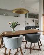 Hammered Brass Hanging Pendant Light