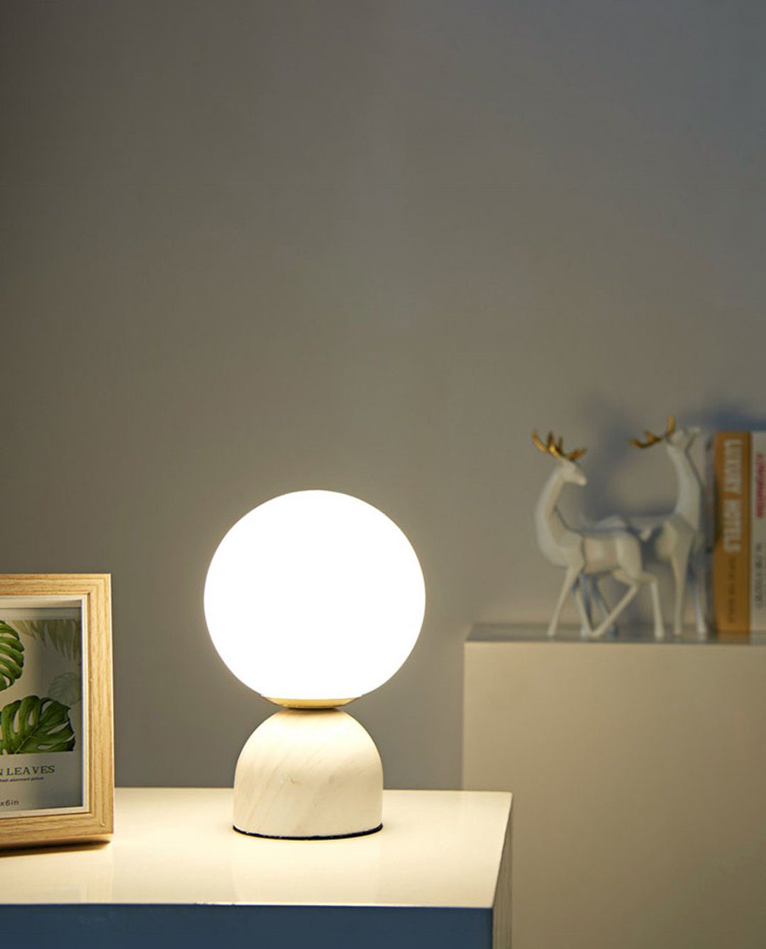 Small Marble Desk Lamp
