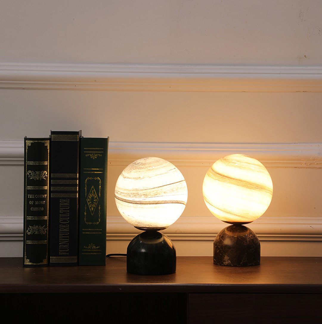 Small Marble Desk Lamp